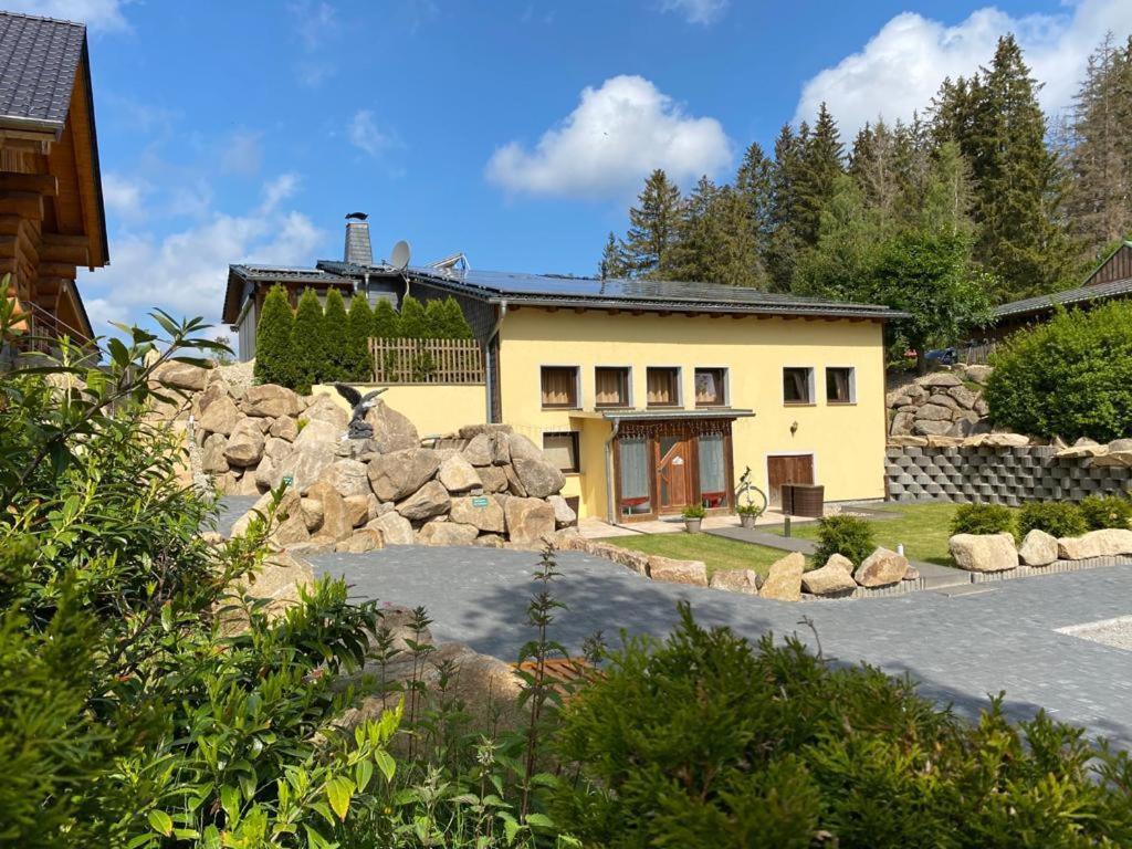 Naturstammhaus Und Appartements Zum Brockenbaecker ทานเนอ ภายนอก รูปภาพ