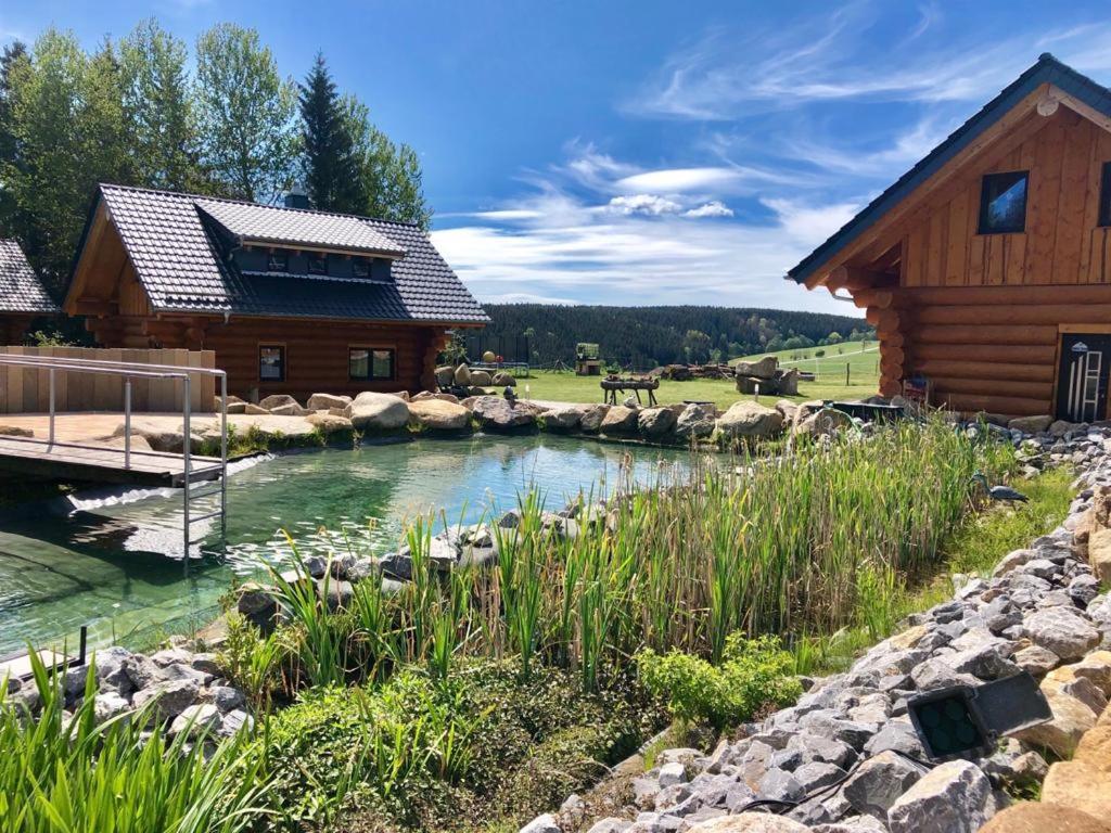 Naturstammhaus Und Appartements Zum Brockenbaecker ทานเนอ ภายนอก รูปภาพ