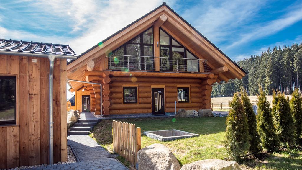 Naturstammhaus Und Appartements Zum Brockenbaecker ทานเนอ ภายนอก รูปภาพ