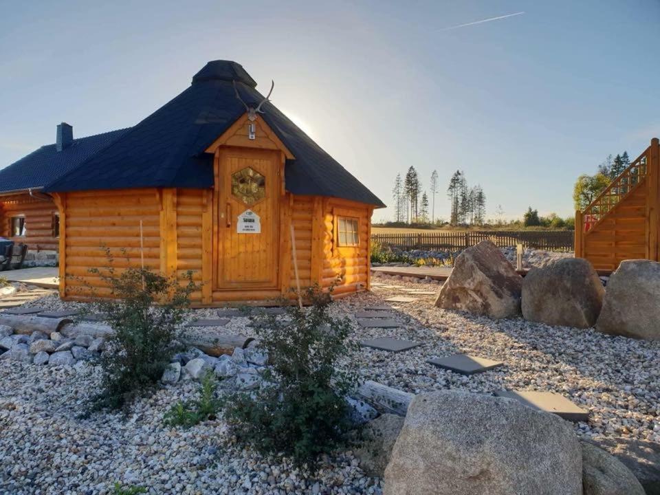 Naturstammhaus Und Appartements Zum Brockenbaecker ทานเนอ ภายนอก รูปภาพ